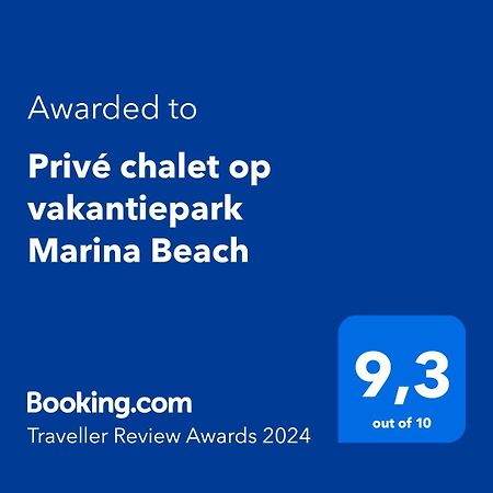 Privé chalet op vakantiepark Marina Beach Hoek Esterno foto